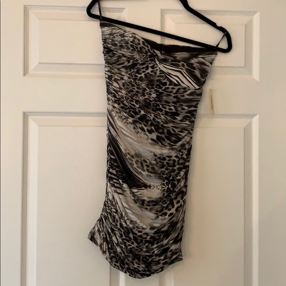 Animal print dress